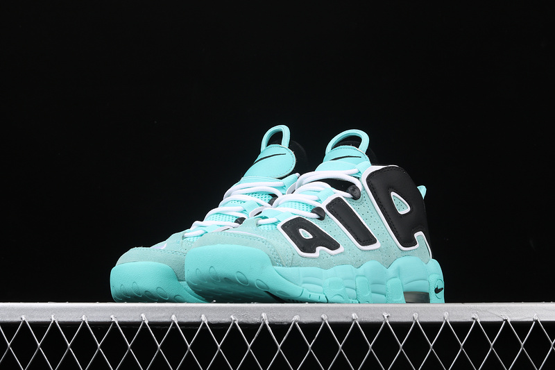 Air More Uptempo Light Aqua/Black-White 19