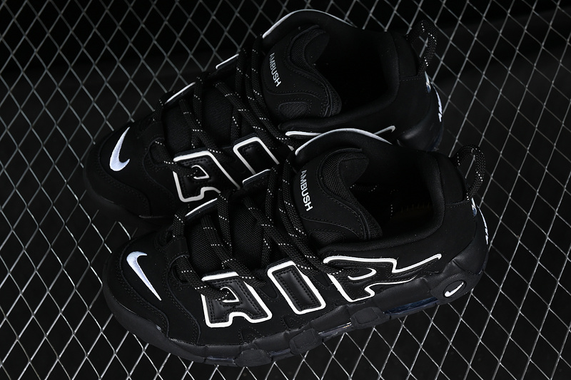 Ambush Air More Uptempo Low White/Black 5