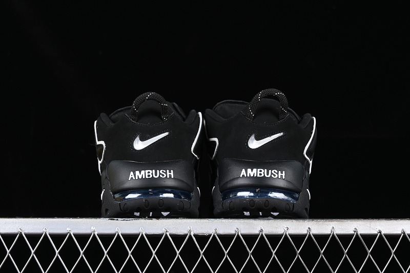 Ambush Air More Uptempo Low White/Black 9