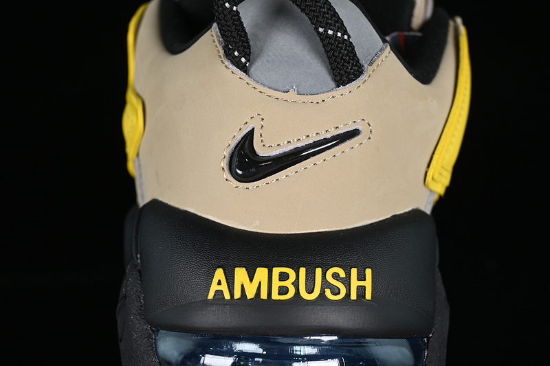 Ambush Air More Uptempo Low Black/Yellow/Brown 11