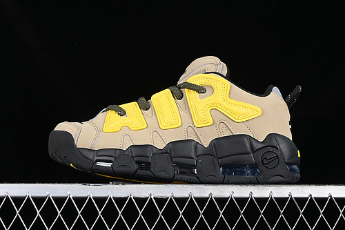 Ambush Air More Uptempo Low Black/Yellow/Brown 13