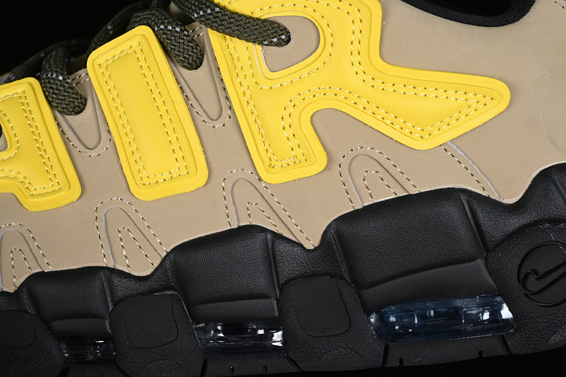 Ambush Air More Uptempo Low Black/Yellow/Brown 27