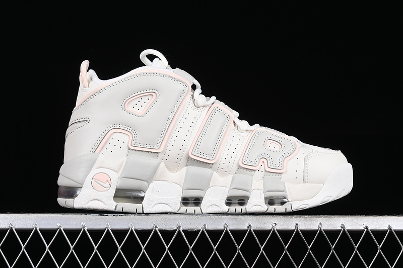 Air More Uptempo 96 Qs White/Grey/Pink 9