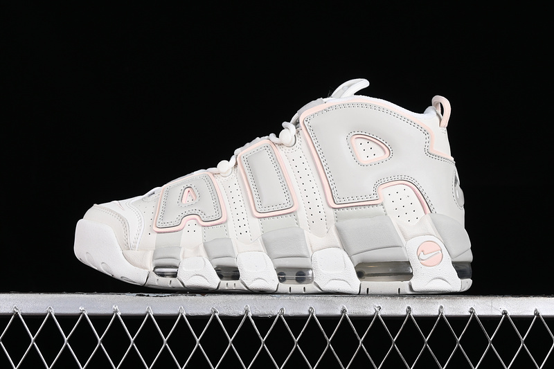 Air More Uptempo 96 Qs White/Grey/Pink 13