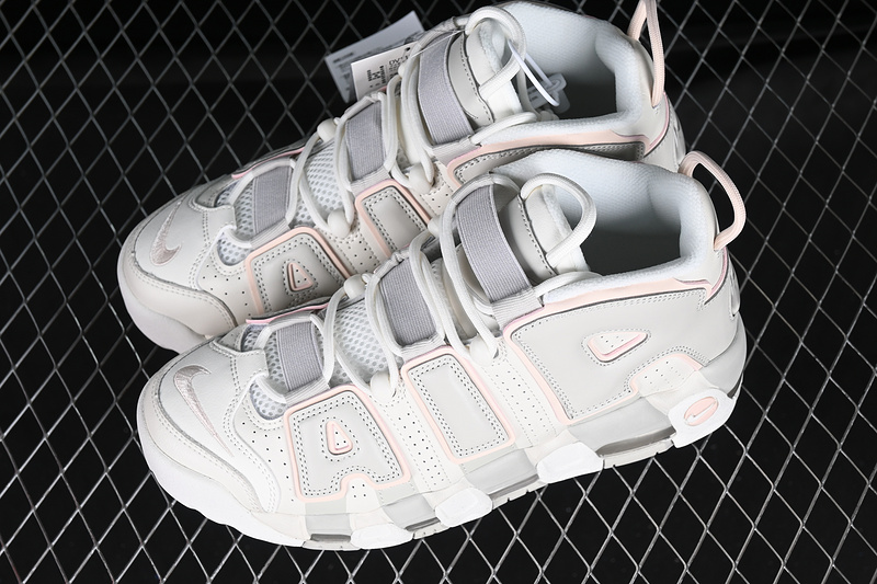 Air More Uptempo 96 Qs White/Grey/Pink 19