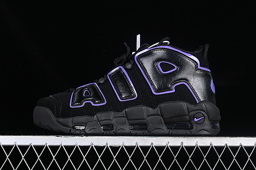 Air More Uptempo 96 Black/Black/Metallic Gold/Action Grape 5