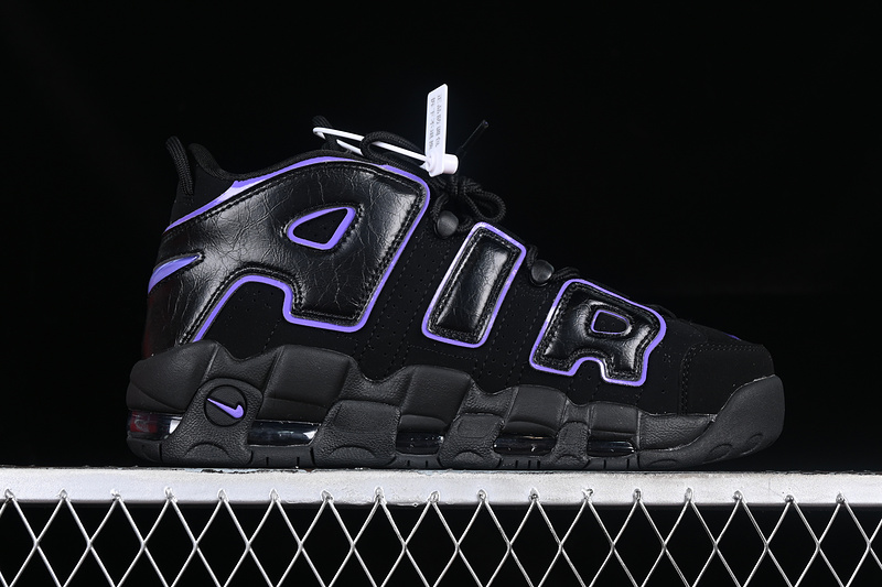 Air More Uptempo 96 Black/Black/Metallic Gold/Action Grape 7