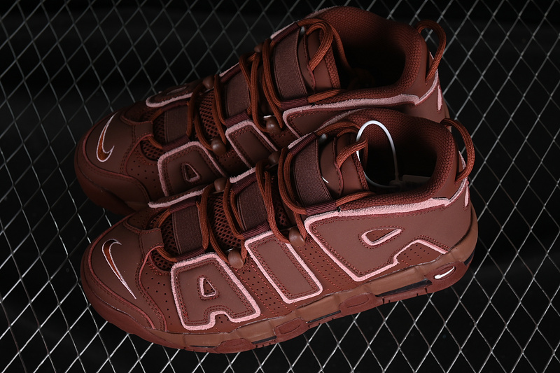 Air More Uptempo 96 Qs Valentine's Day Dark Pony/Medium Soft Pink/Coconut Milk 13