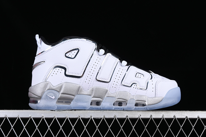 Air More Uptempo 96 Qs White/Grey/Silver 11