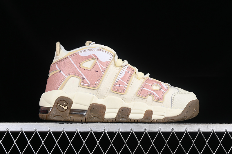 Air More Uptempo 96 Qs Coconut Milk/Team Gold/Gum Dark Brown/Team Gold 13