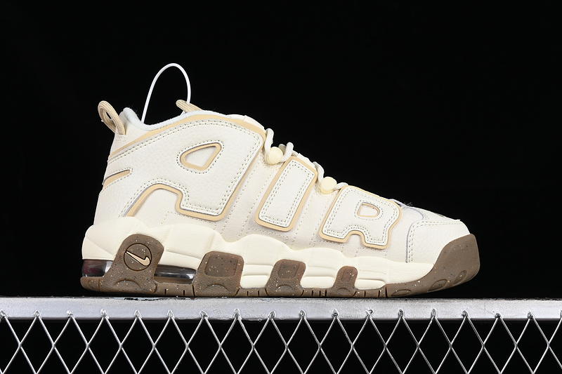 Air More Uptempo 96 Qs White/Grey/Brown 25