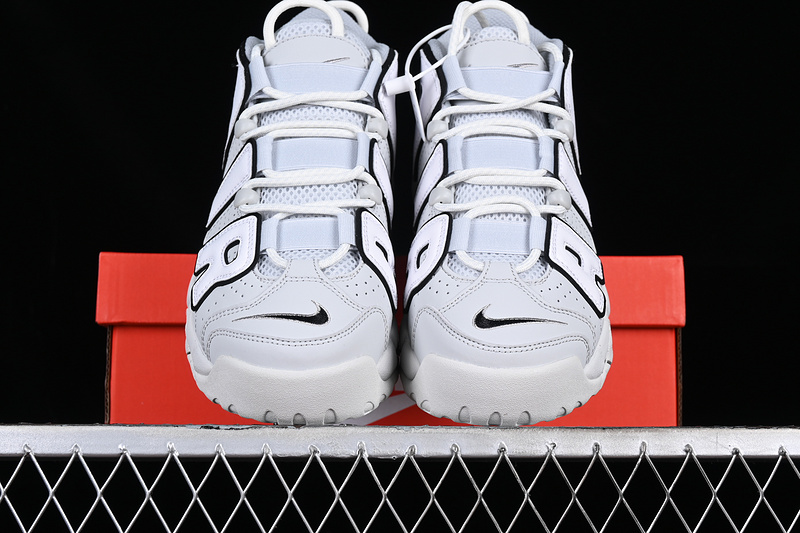 Air More Uptempo 96 Qs White/Black/Grey 7