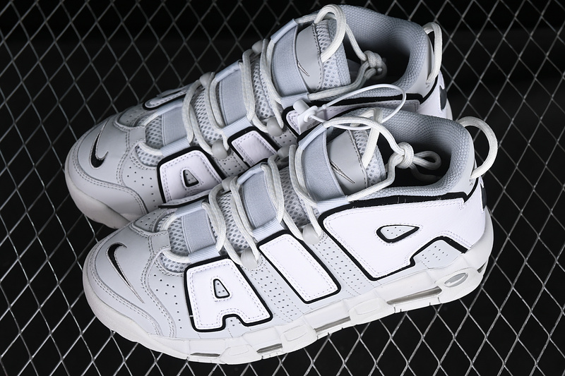 Air More Uptempo 96 Qs White/Black/Grey 17