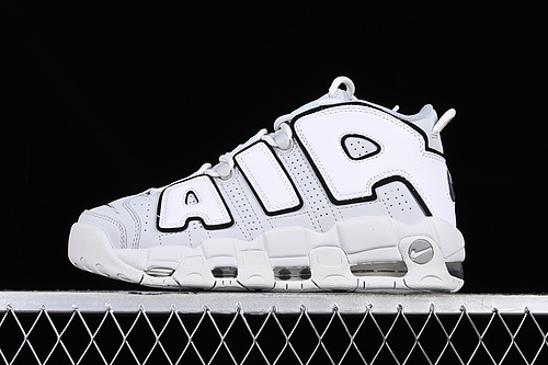 Air More Uptempo 96 Qs White/Black/Grey 21