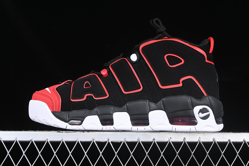 Air More Uptempo 96 Red Toe Black/University Red/White/Black 25