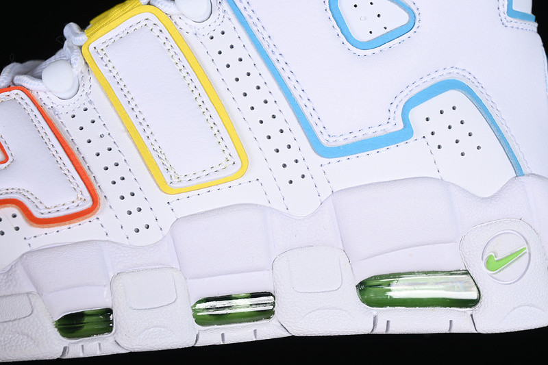 Air More Uptempo 96 Qs White/Blue/Yellow/Orange 13