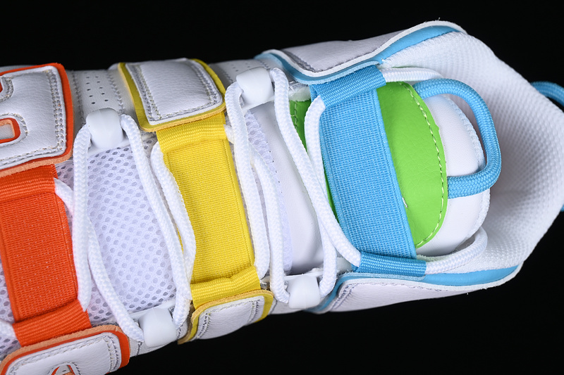 Air More Uptempo 96 Qs White/Blue/Yellow/Orange 19