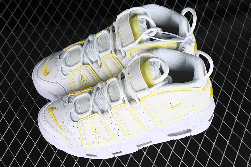 Air More Uptempo 96 Qs White/Yellow 25