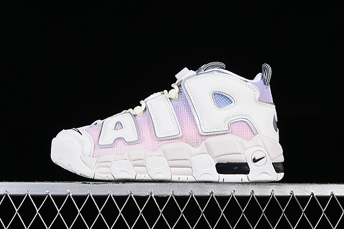 Air More Uptempo 96 Qs White/Pink/Blue/Silver 9