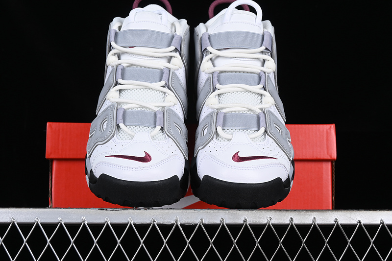 Air More Uptempo 96 Qs White/Grey/Black 25