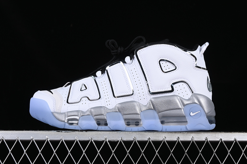 Air More Uptempo 96 Qs White/Black/Grey/Blue 5