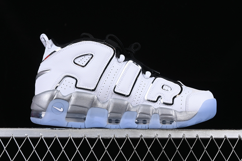 Air More Uptempo 96 Qs White/Black/Grey/Blue 17