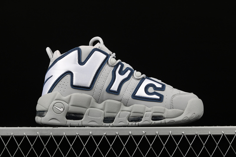 Air More Uptempo New York City Wolf Grey/Midnight Navy-White 15