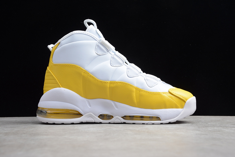 Air Max Uptempo White/Amarillo-Court Purple 13