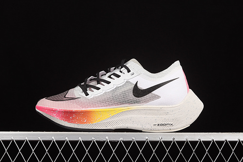 Zoomx Vaporfly Next% Be True White/Guava Ice-Black 7