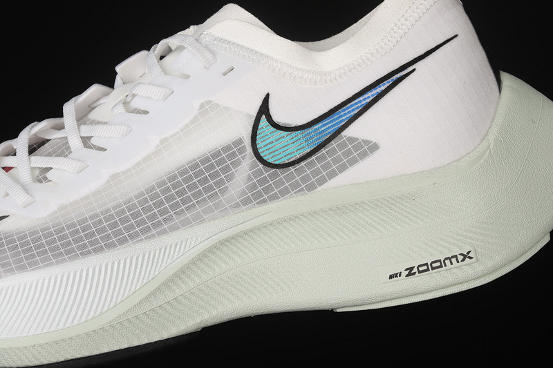 Zoomx Vaporfly Next% White/Blue/Pink 13