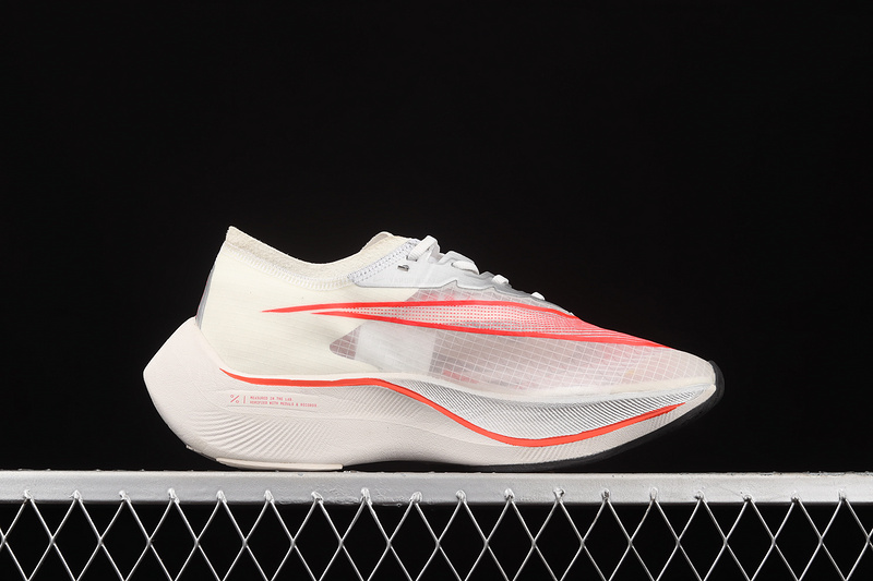 Zoomx Vaporfly Next% White/Red/Light Grey 5