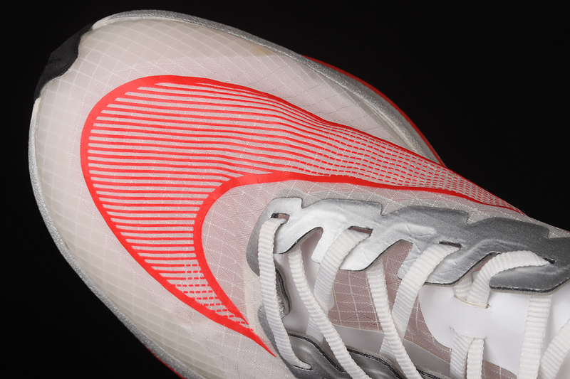 Zoomx Vaporfly Next% White/Red/Light Grey 7