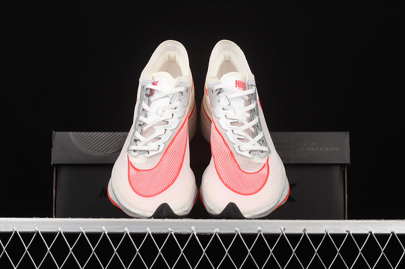 Zoomx Vaporfly Next% White/Red/Light Grey 17