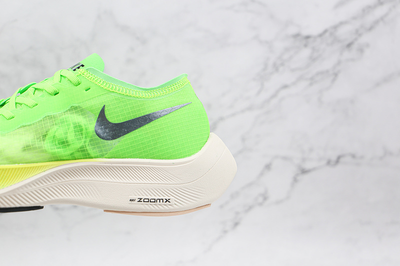 Air Zoomx Vaporfly Next% Electric Green/Black/Guava Ice 5