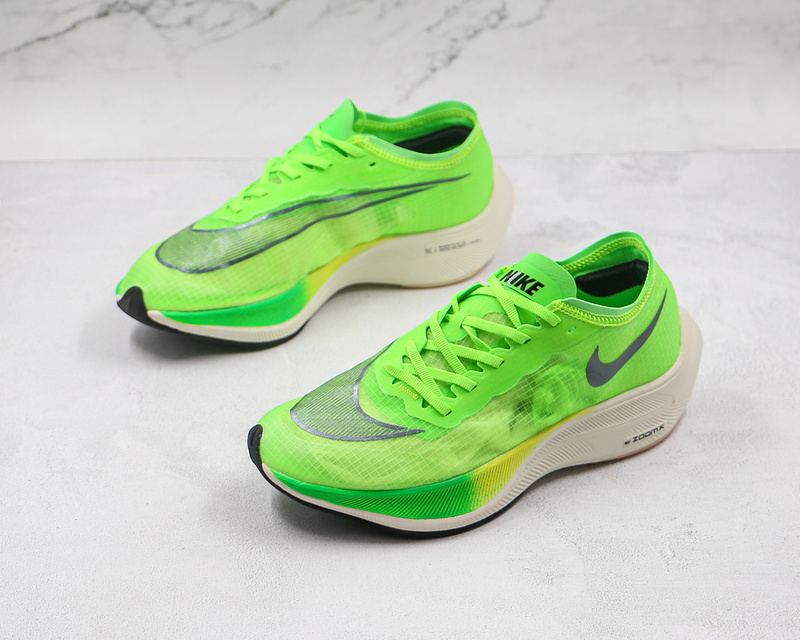 Air Zoomx Vaporfly Next% Electric Green/Black/Guava Ice 15