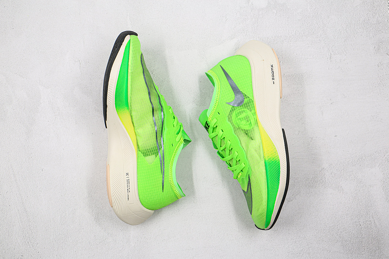 Air Zoomx Vaporfly Next% Electric Green/Black/Guava Ice 19