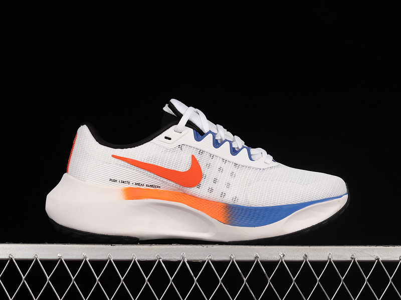 Zoom Fly 5 White/Orange/Blue 9