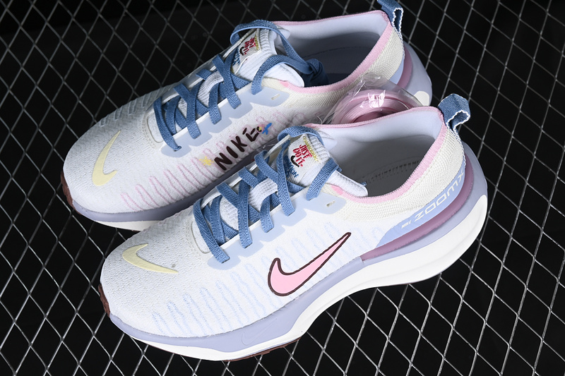 Zoom X Invincible Run Fk 3 White/Blue/Pink 11