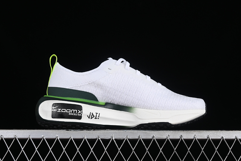 Zoom X Invincible Run Fk 3 White/Pro Green/Volt/Black/Sail 13