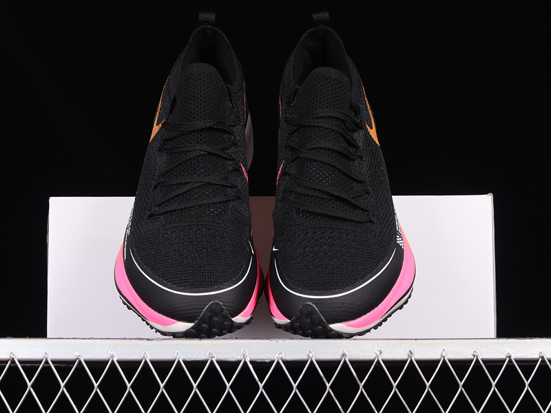 Zoomx Vaporfly Vaporfly 4% Black/Pink/Orange-White 29