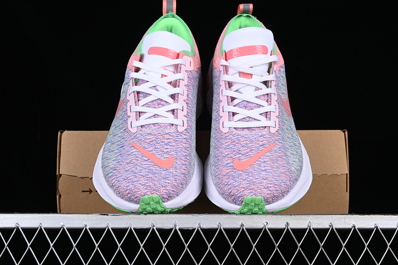 Zoom X Invincible Run Fk 3 White/Pink/Green/Blue 19