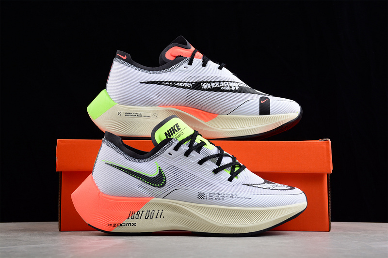 Zoomx Vaporfly Next% 2 Mismatch White/Coconut Milk/Ghost Green/Black 19