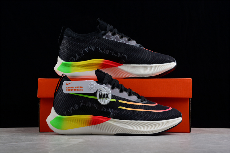 Zoom Fly 4 Black/Green Strike/Total Orange/Volt 9