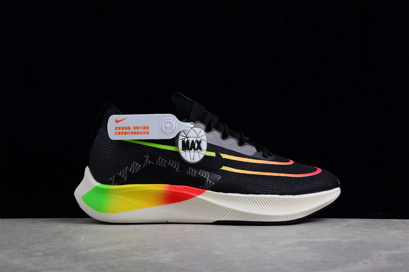 Zoom Fly 4 Black/Green Strike/Total Orange/Volt 17