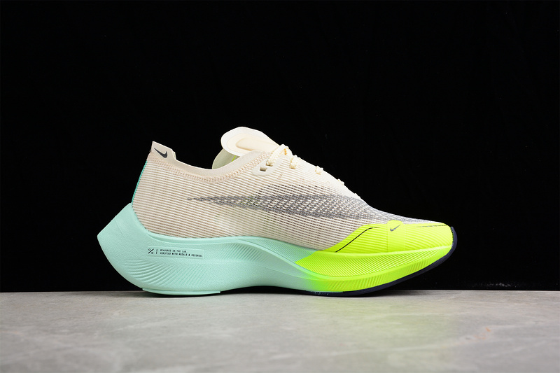 Zoomx Vaporfly Next% 2 Coconut Milk/Green/Blue 13