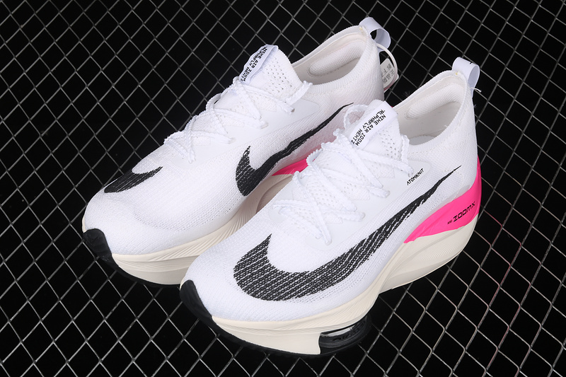 Air Zoom Alphafly Next% White/Black-Pink 13