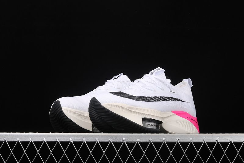 Air Zoom Alphafly Next% White/Black-Pink 23