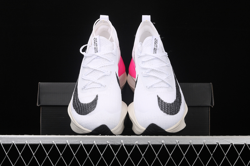 Air Zoom Alphafly Next% White/Black-Pink 25