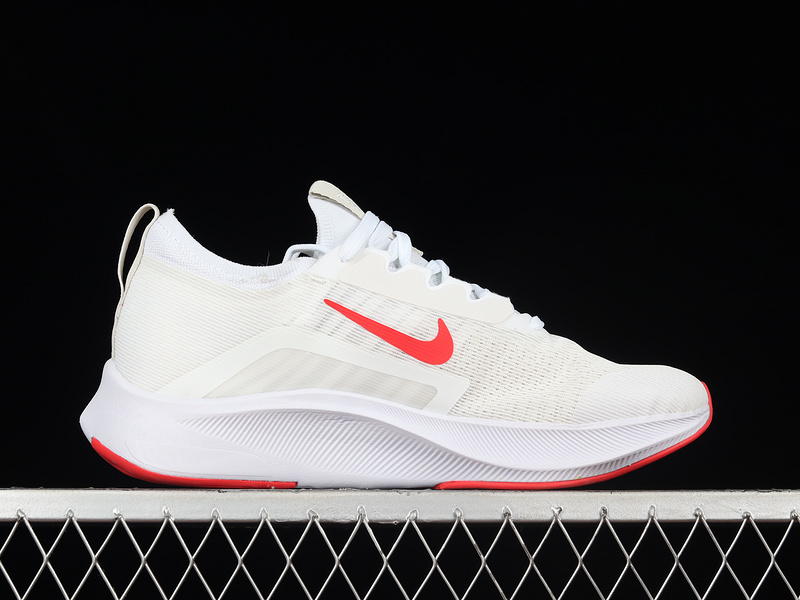 Zoom Fly 4 Platinum Tint/Siren Red/White 9