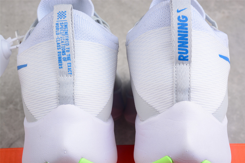 Zoom Fly 4 Summit White/Pure Platinum/Imperial Blue/Lime Glow 5